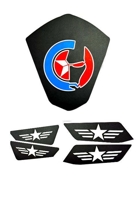 Ntorq Tailight Ironman Sticker | Ntorq Taillight Sticker